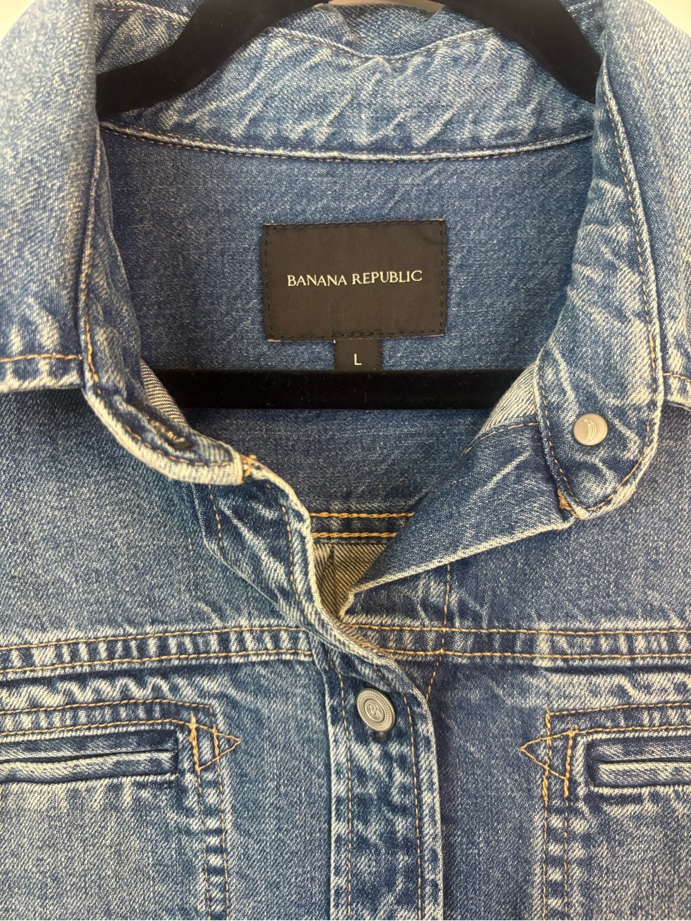 Banana Republic Light Blue Denim Jacket